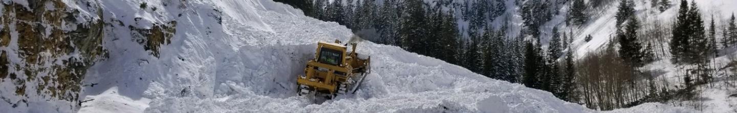 Clearing debris on Red Mountain Pass